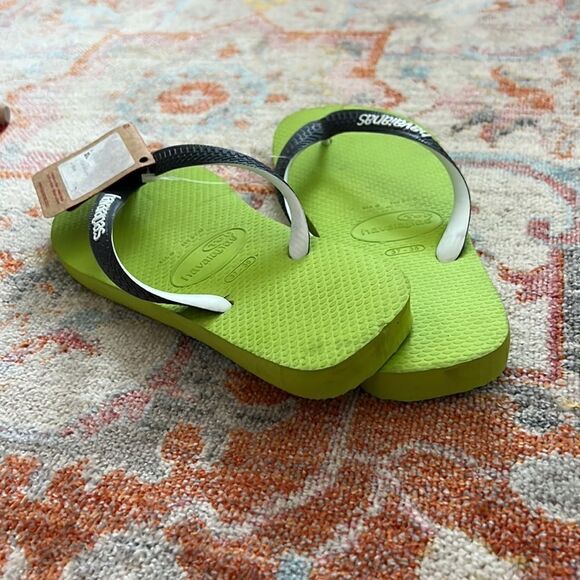 Lemon Green Havaianas Flip Flops - Picture 4 of 4